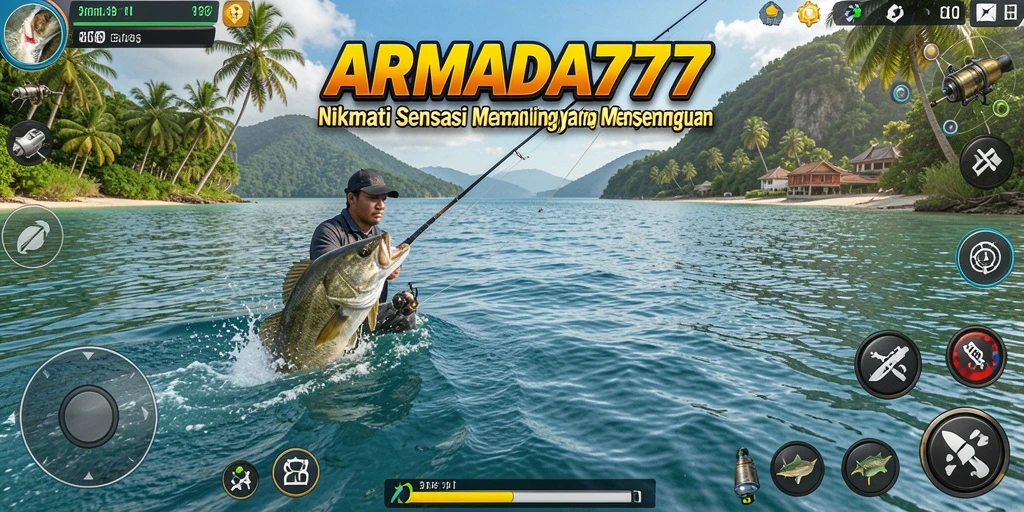 Gameplay memancing yang seru dan menantang di ARMADA777.