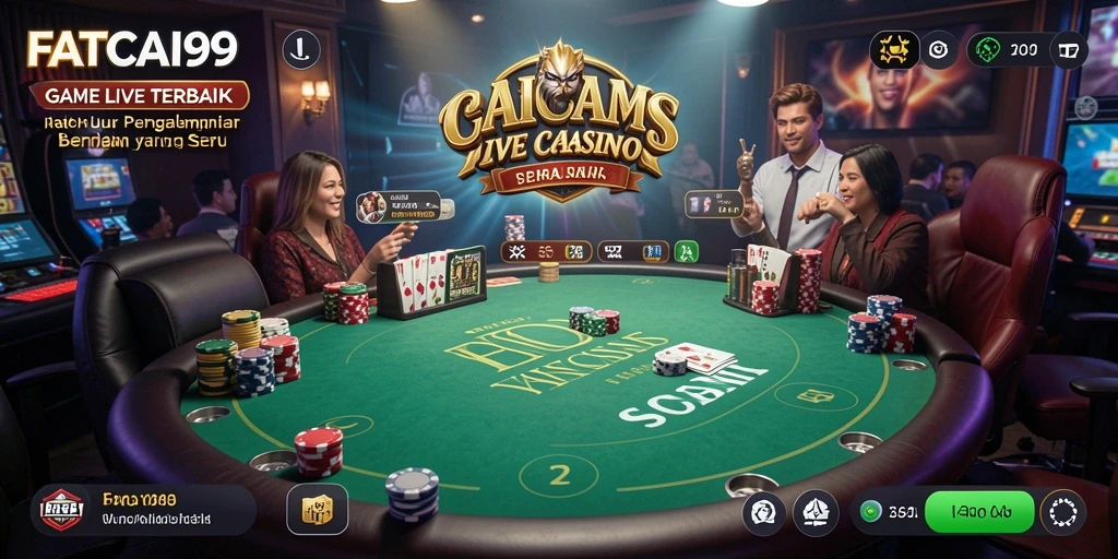 Tampilan gameplay seru di FATCAI99 dengan dealer profesional.