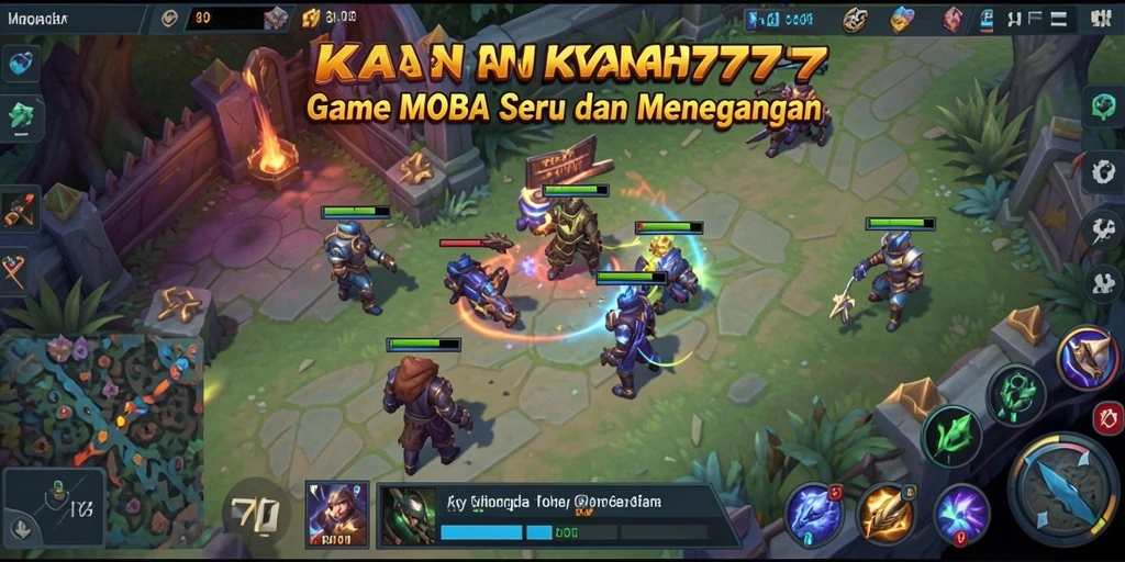 Gameplay seru dari KAWAN777 dalam pertempuran tim.