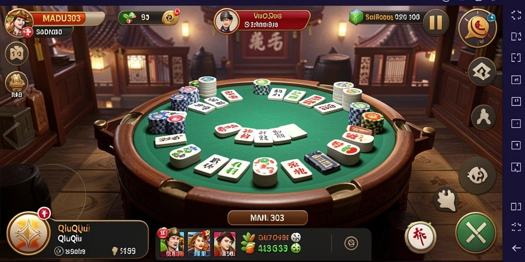 Tampilan screenshot gameplay QiuQiu yang penuh aksi.