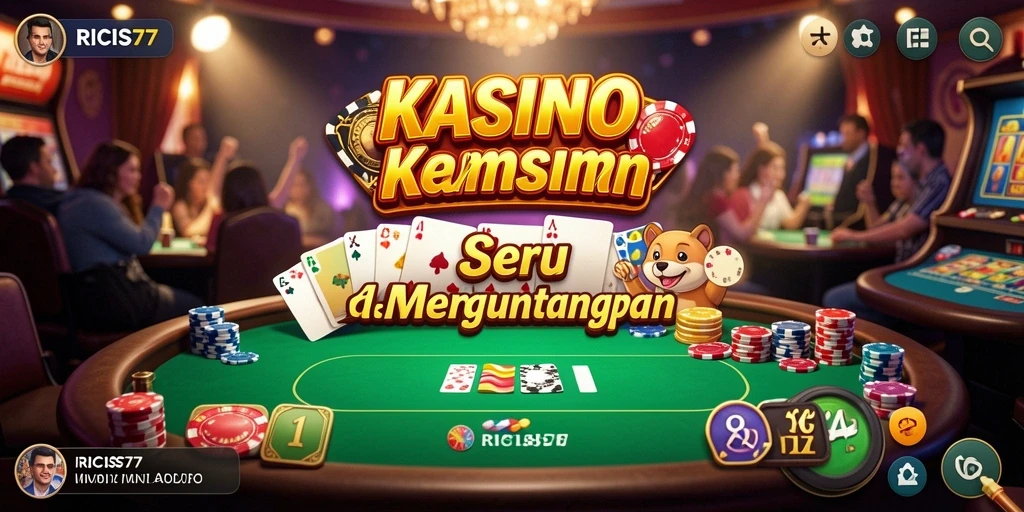 Screenshot permainan RICIS77 menampilkan aksi seru dalam dunia Kasino.